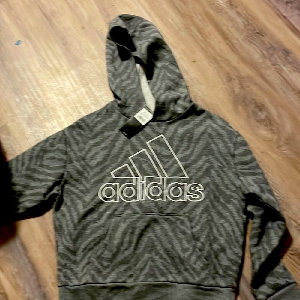 Adidas hoodie large size 14